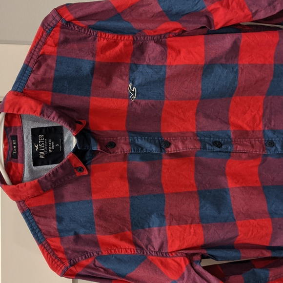 WORN 3X! HOLLISTER SHIRT - Picture 3 of 12